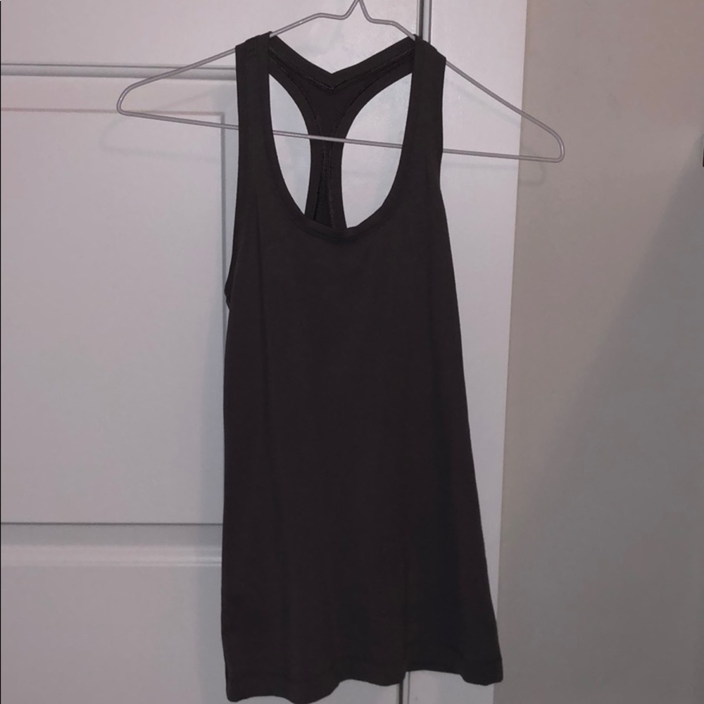 Gray lululemon tank top